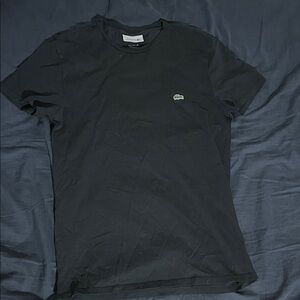 Lacoste Men's Dark Tee with Logo